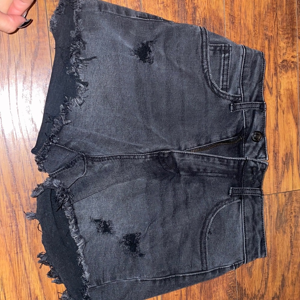 Forever 21 denim shorts black